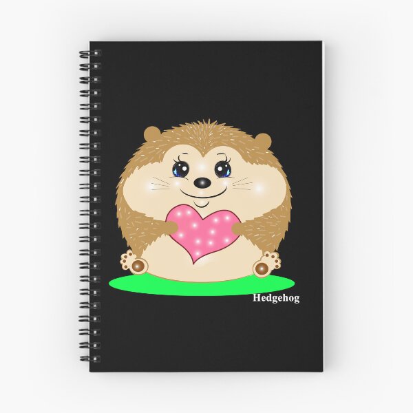 Item preview, Adorable Hedgehog with a Big Heart designed and sold by Shirley cute art .