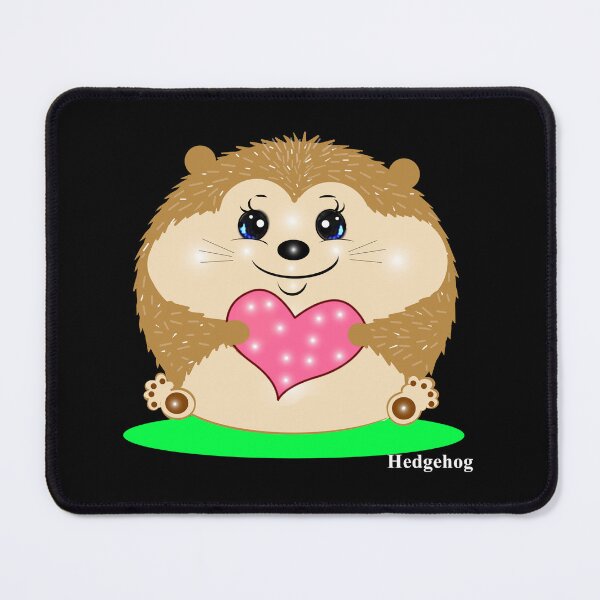Item preview, Adorable Hedgehog with a Big Heart designed and sold by Shirley cute art .