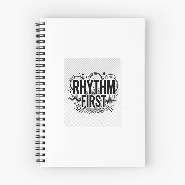 Item preview, Rhythm First Music Motivation Typography Design designed and sold by DarioTactical.