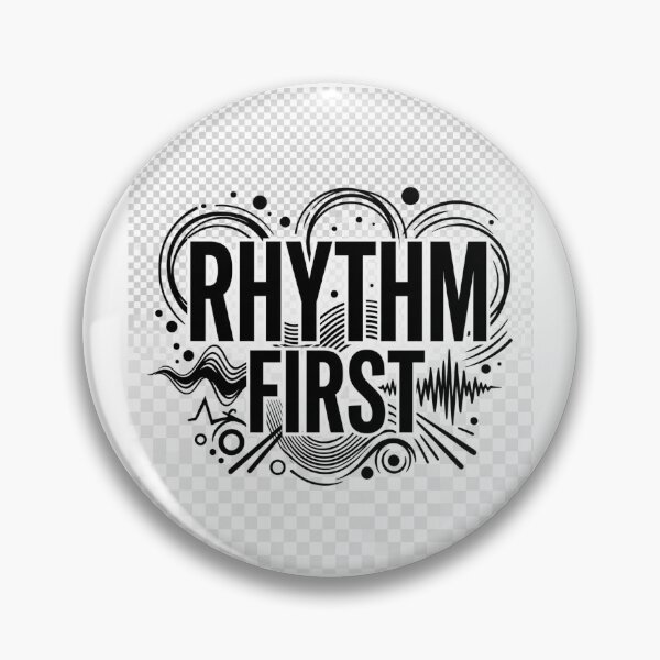 Item preview, Rhythm First Music Motivation Typography Design designed and sold by DarioTactical.