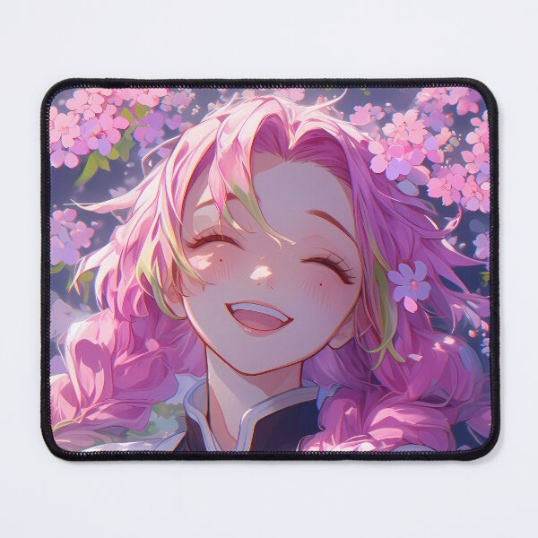 Item preview, Mitsuri Kanroji Demon Slayer Cherry Blossom Smile Spring Portrait designed and sold by bystudiolereve.