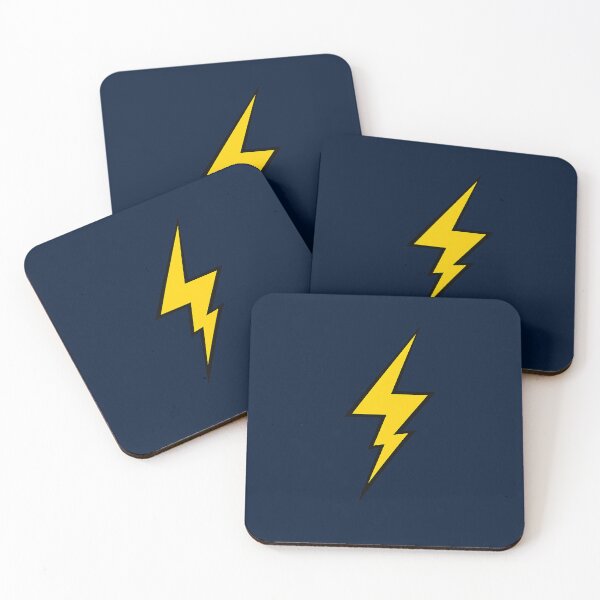Item preview, yellow lightning bolt designed and sold by FluffyGallery.