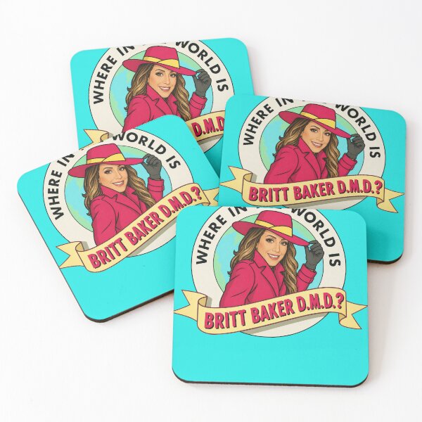 Item preview, "Where In The World Is Britt Baker D.M.D.?" Carmen Sandiego parody designed and sold by handfuloftights.