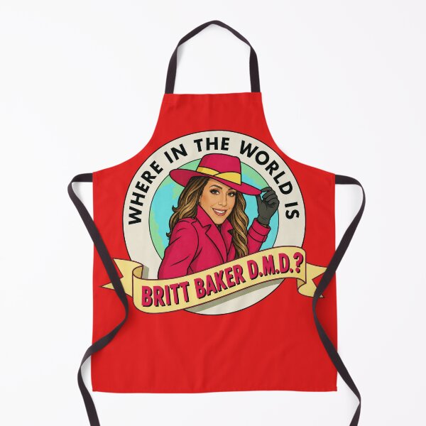Item preview, "Where In The World Is Britt Baker D.M.D.?" Carmen Sandiego parody designed and sold by handfuloftights.