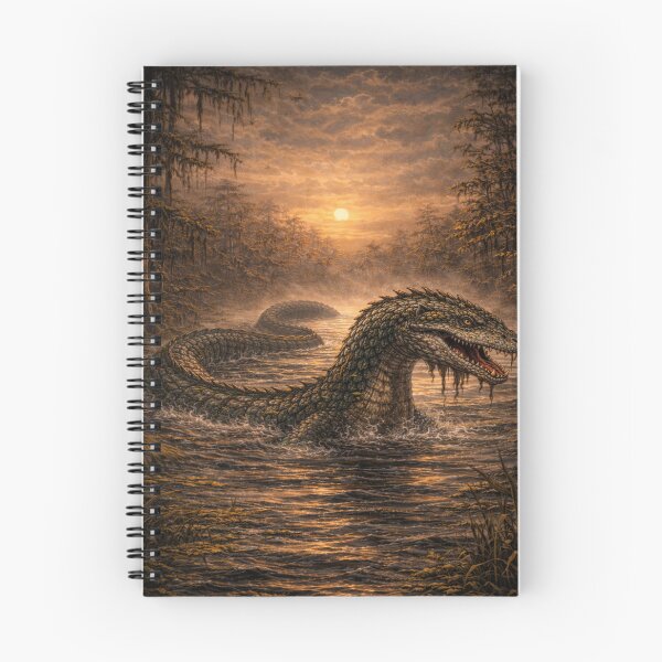 Item preview, Altamaha-ha Cryptid River Sea Monster Artwork designed and sold by The Dark Files.