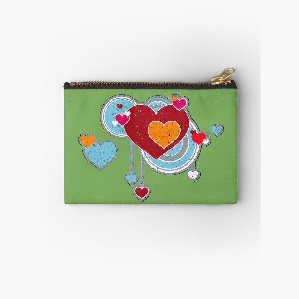 Item preview, Hearts love valentines grunge circles designed and sold by Helen-Storm.