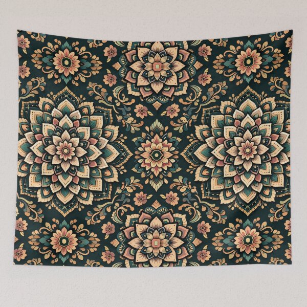 Item preview, Modern Batik Pattern Mandala designed and sold by SoftSproutstu.