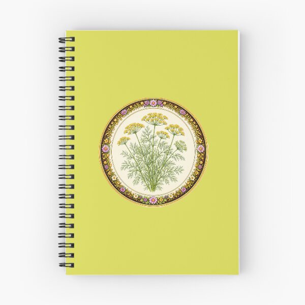Item preview, Dill – Golden Feather Garden Herb Portrait designed and sold by TheJoyfulPen.