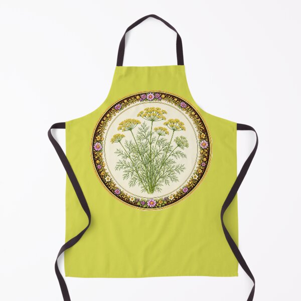 Item preview, Dill – Golden Feather Garden Herb Portrait designed and sold by TheJoyfulPen.