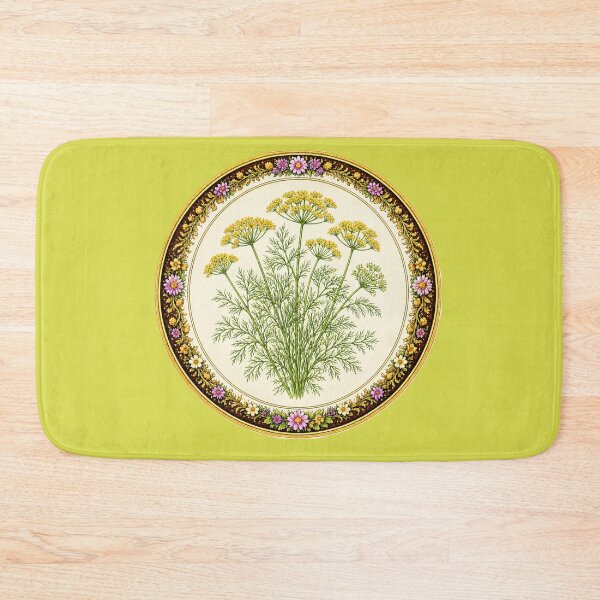 Item preview, Dill – Golden Feather Garden Herb Portrait designed and sold by TheJoyfulPen.