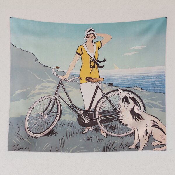 Item preview, Vintage French Bicycle Ad designed and sold by Glimmersmith.