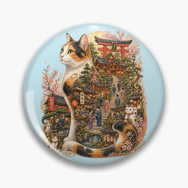 Item preview, Worlds Within Worlds:Fortune Cat of Hidden Edo Shrin designed and sold by sunbowjp stadio.