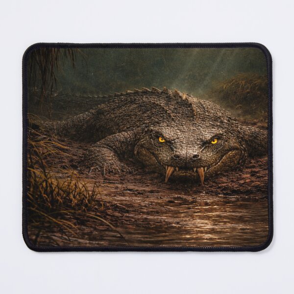 Item preview, Buru Cryptid Giant Reptile River Monster Artwork designed and sold by The Dark Files.