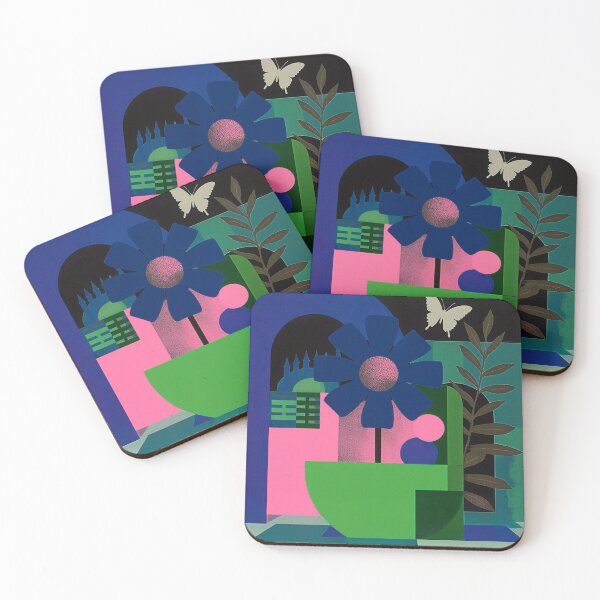 Item preview, Vibrant Geometric Butterfly and Urban Garden designed and sold by joycrysstudio.