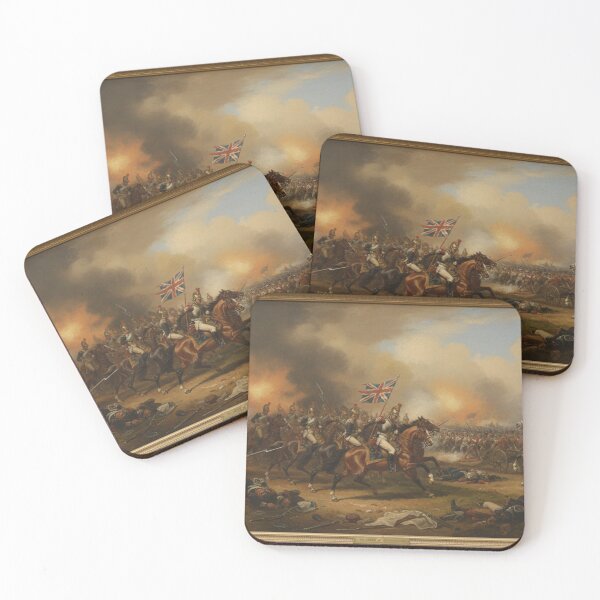 Item preview, British Cavalry Charge at the Battle of Waterloo designed and sold by maplesoulkiller.
