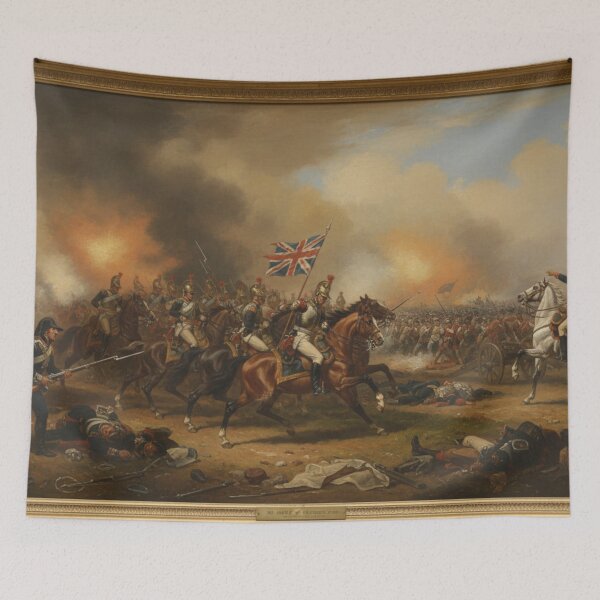Item preview, British Cavalry Charge at the Battle of Waterloo designed and sold by maplesoulkiller.