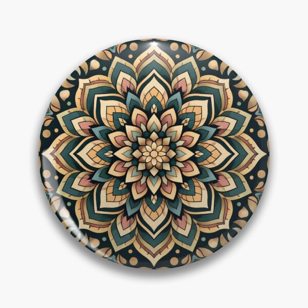 Item preview, Modern Batik Pattern Mandala designed and sold by SoftSproutstu.