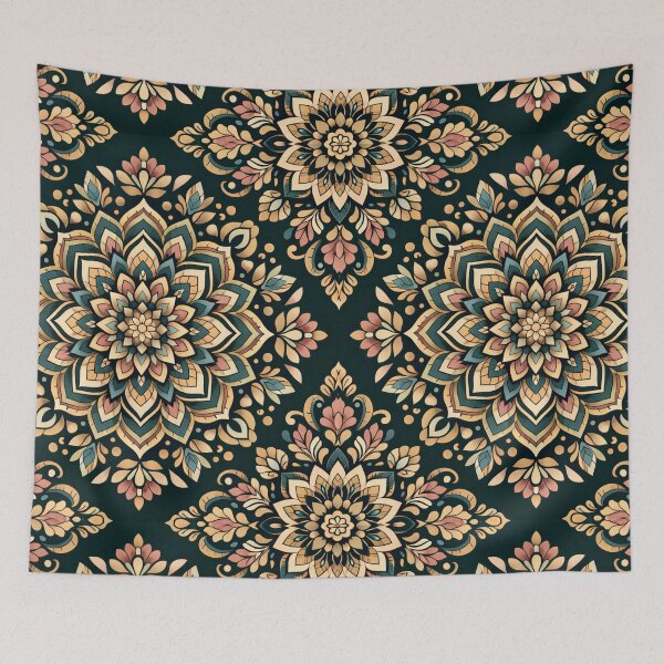 Item preview, Modern Batik Pattern Mandala designed and sold by SoftSproutstu.