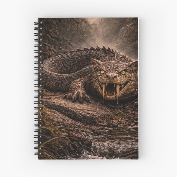 Item preview, Tatzelwurm Cryptid Alpine Dragon Serpent Monster Artwork designed and sold by The Dark Files.