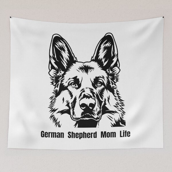 Item preview, GSD Mom Life Shirt – Dog Lover Apparel designed and sold by ElegantPaws.