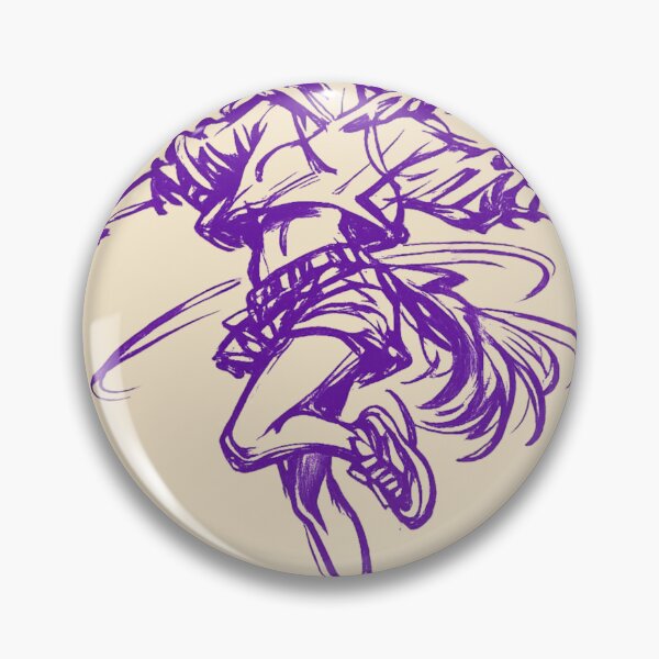 Item preview, Abstract Female Unicorn Twirl – Violet Ink Sketch Streetwear Graphic designed and sold by JonelCrafts.