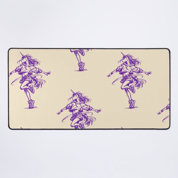 Item preview, Abstract Female Unicorn Twirl – Violet Ink Sketch Streetwear Graphic designed and sold by JonelCrafts.