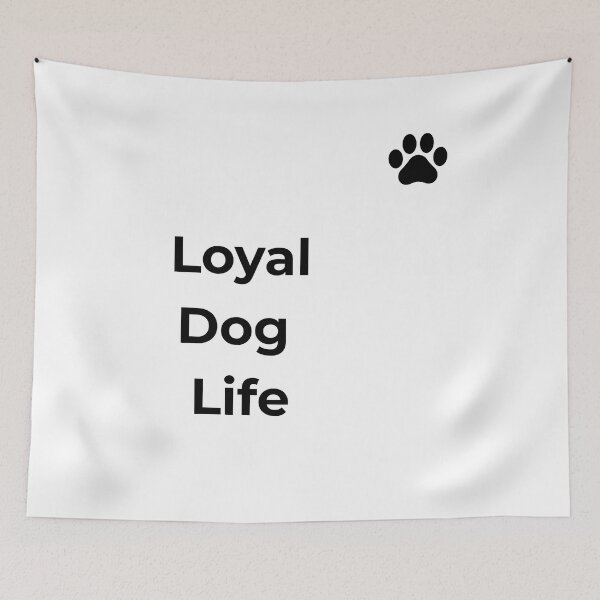 Item preview, Loyal Dog Life Tee – True Dog Lover Design designed and sold by ElegantPaws.
