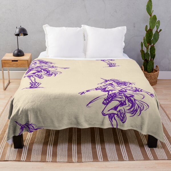 Item preview, Abstract Female Unicorn Twirl – Violet Ink Sketch Streetwear Graphic designed and sold by JonelCrafts.
