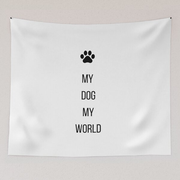 Item preview, Emotional Dog Lover Gift - My Dog My World Shirt  designed and sold by ElegantPaws.