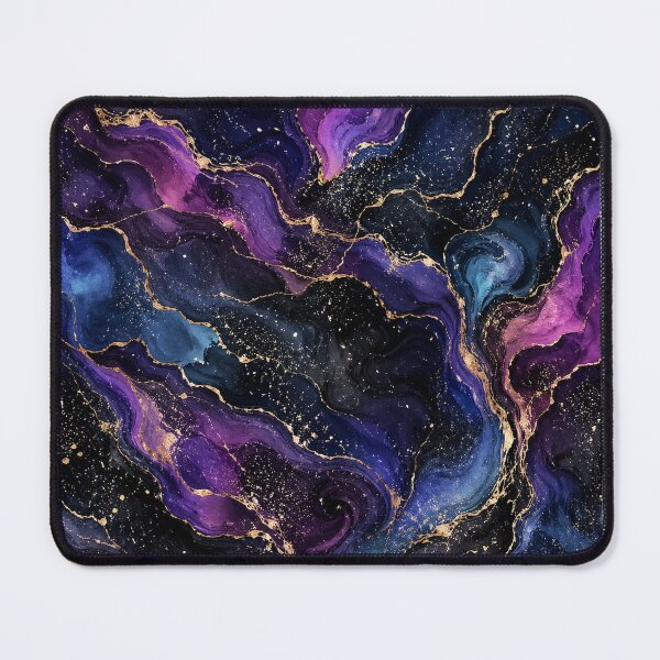 Item preview, Cosmic Marble Ink Texture – Luxury Galaxy Fluid Abstract Art designed and sold by rigelcreation.