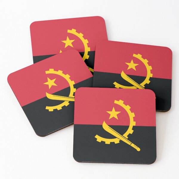 Item preview, Angolan Flag designed and sold by wickedcartoons.