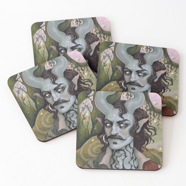 Item preview, Horned Forest Fae Portrait designed and sold by WarfRussell.