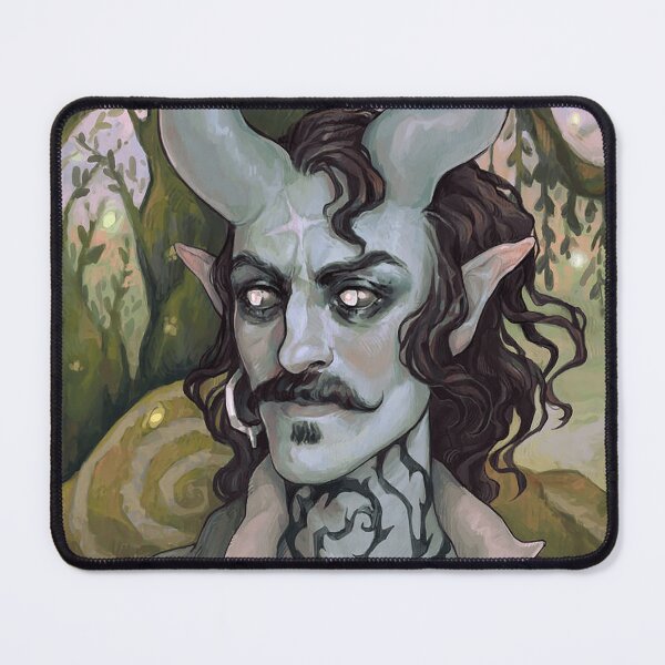 Item preview, Horned Forest Fae Portrait designed and sold by WarfRussell.