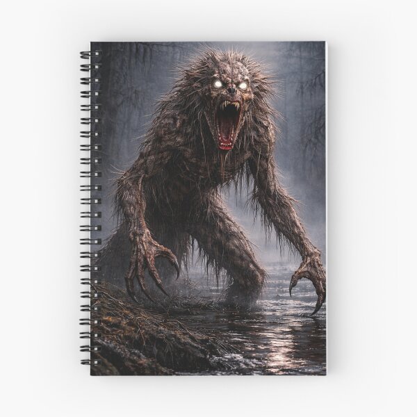 Item preview, Drekavac Cryptid Screaming Spirit Creature Monster Artwork designed and sold by The Dark Files.