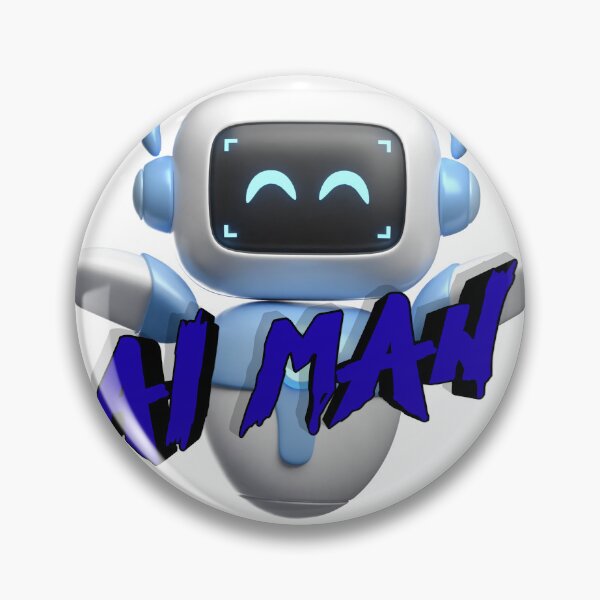 Item preview, A Cute blue Robot  designed and sold by Samahprints.