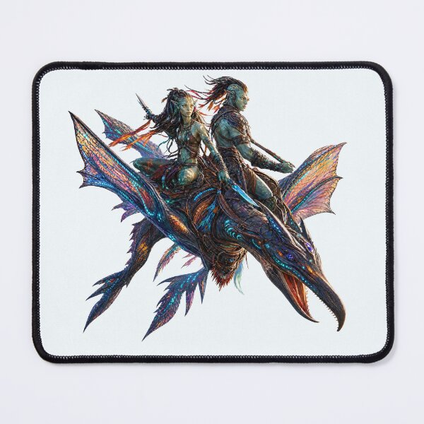 Item preview, Epic Alien Riders on Fantasy Flying Creature designed and sold by Liva Art.