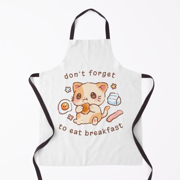 Item preview, Dont Forget To Eat Breakfast Cat designed and sold by BunnyBaking.
