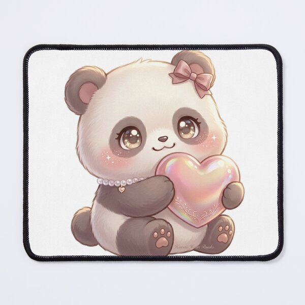 Item preview, Kawaii Ethereal Heart Panda designed and sold by Stickivo.
