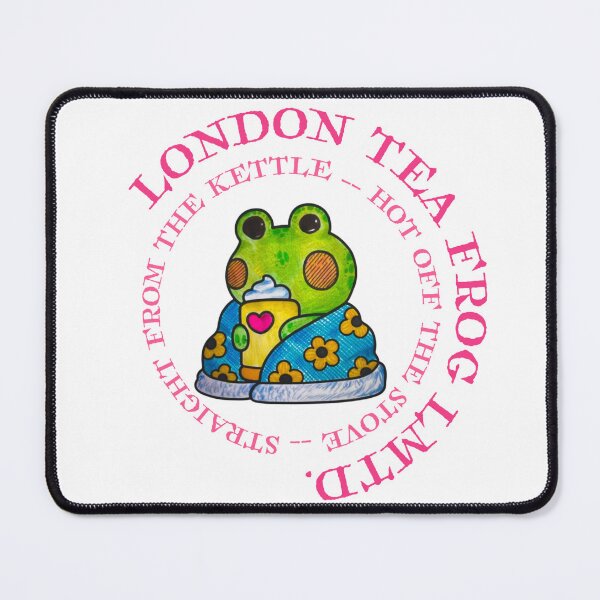 Item preview, London Tea Frog designed and sold by MyBottomShelf.