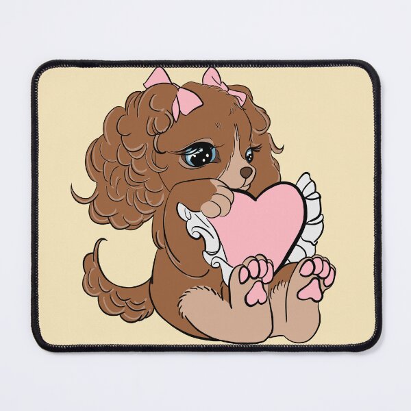 Item preview, cupid love bow fluffy dog cocker spaniels puppy designed and sold by eroticdels.