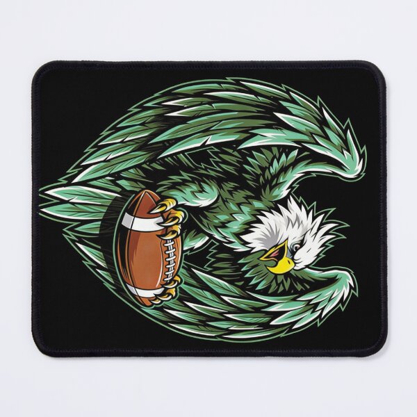 Item preview, Fierce Green Eagle Football Mascot Design designed and sold by Quiet Chaos Club.