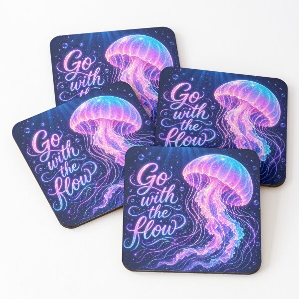 Item preview, Aesthetic Jellyfish go with the flow designed and sold by Heaven1111.