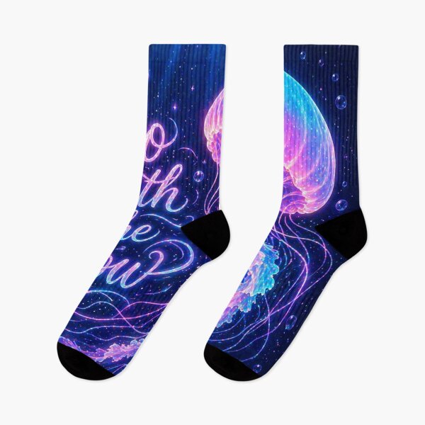 Item preview, Aesthetic Jellyfish go with the flow designed and sold by Heaven1111.