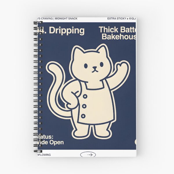 Item preview, Thick Batter Bakehouse Dripping Cat Y2K designed and sold by P2P-paotopao.