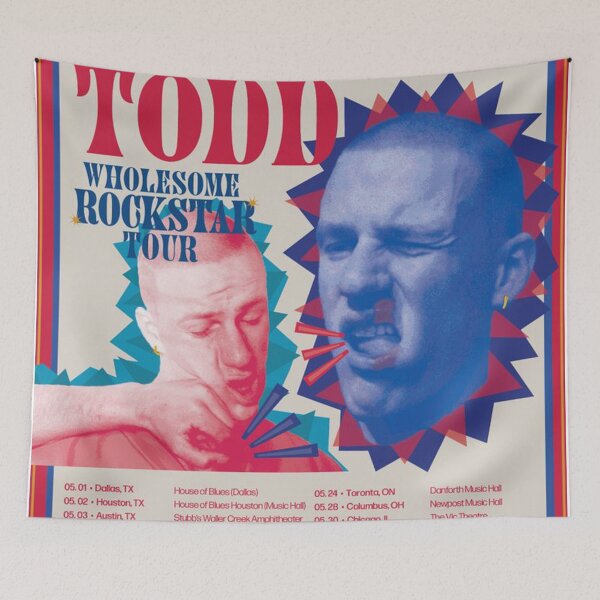 Item preview, Malcolm Todd, Wholesome Rockstar Tour designed and sold by williamckingc.