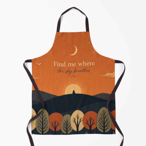 Item preview, Find Me Where the Sky Breathes Aesthetic Quote Art | Minimal Nature Sunset Design | Calm Peaceful Vibes designed and sold by NA-art725.
