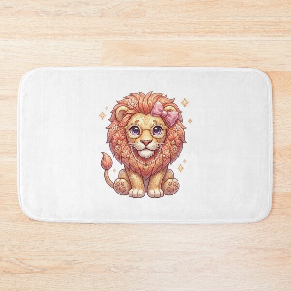 Item preview, Ethereal Mosaic Floral Lioness designed and sold by Stickivo.