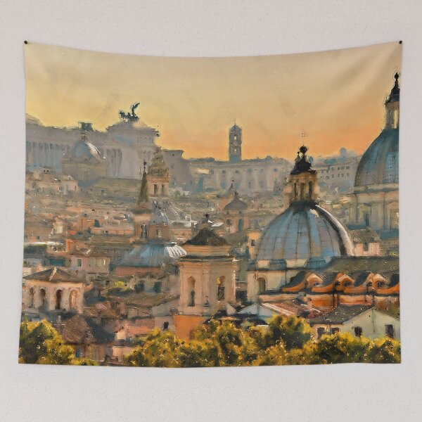 Item preview, Rome Cityscape designed and sold by AM FineArtPrints.