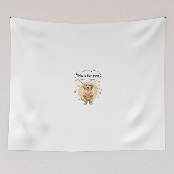 Item preview, Heart Offering Dog – Support Sticker designed and sold by wildbest.