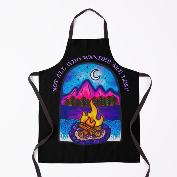 Item preview, Not All who wander are Lost - Pink Mountains and Wild Galaxies designed and sold by MyBottomShelf.